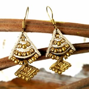 Pendientes Bronce Macramé