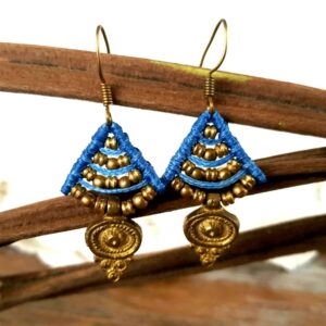 Pendientes Bronce Macramé