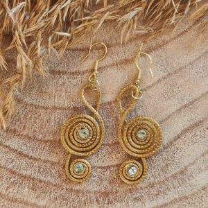 Pendientes Oro Vegetal