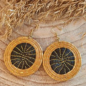 Pendientes Oro Vegetal