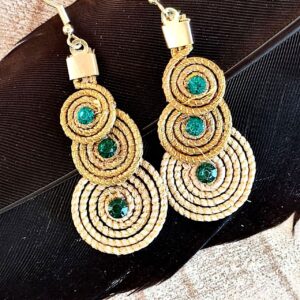 Pendientes Oro Vegetal