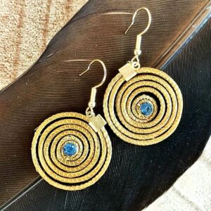 Pendientes Oro Vegetal