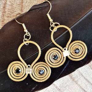 Pendientes Oro Vegetal