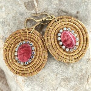 Pendientes Oro Vegetal