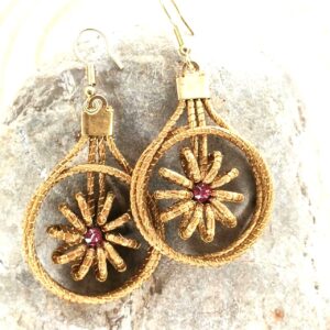 Pendientes Oro Vegetal