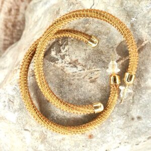 Pendientes Oro Vegetal