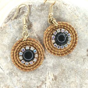 Pendientes Oro Vegetal