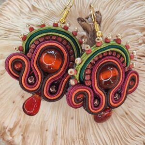 Pendientes Soutache Alba