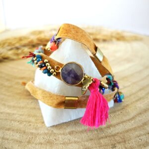 Brazalete Etnico Amatista
