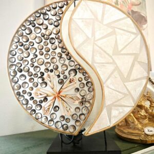 Lámpara Madera y Nácar