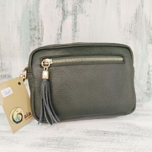 Bolso Verde Piel