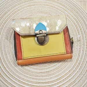 Cartera Piel Multicolor