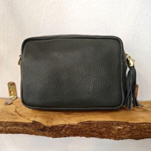 Bolso Bandolera Piel Verde