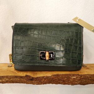 Bolso Piel Verde Coco