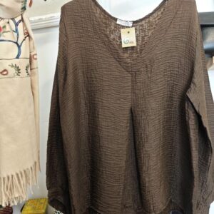Blusa Marrón Viscosa