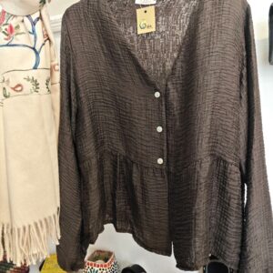 Blusa Marrón Viscosa