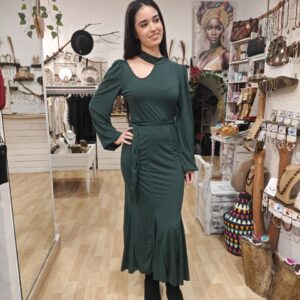 Vestido Fiesta  Verde